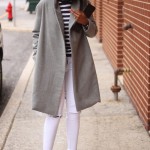 Oversized Grey Coat. Pattern: McCalls's M6657, view B. Modified and sewn by Nikki Brooks-Revis of Beaute’ J’adore.