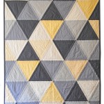 Equilateral triangles crib quilt, Carson Converse of CarsonToo