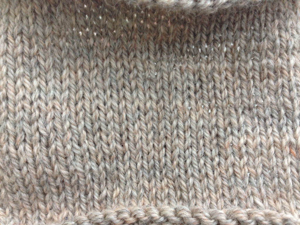 Isla Wrap test swatch