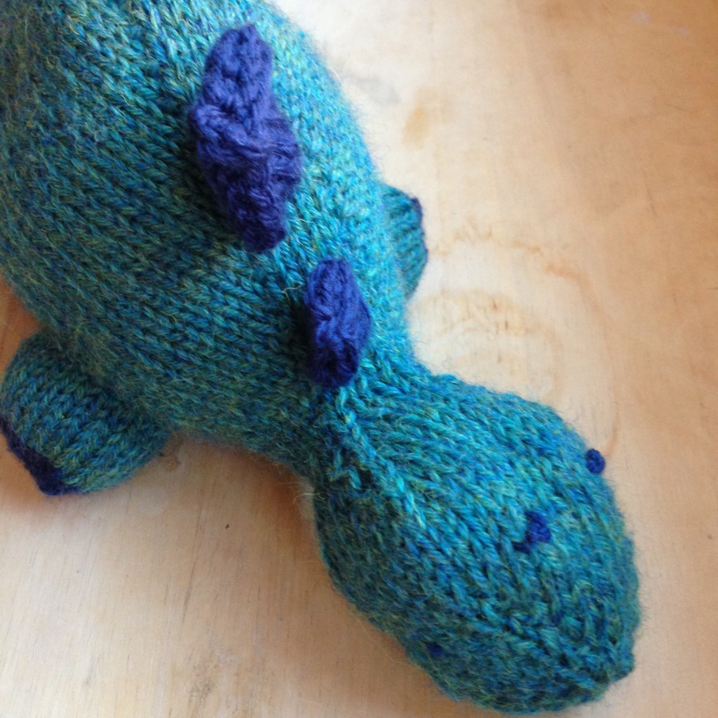 teal dino